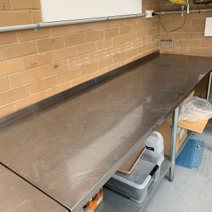 Stainless Steel bench FOR SALE second-hand / used