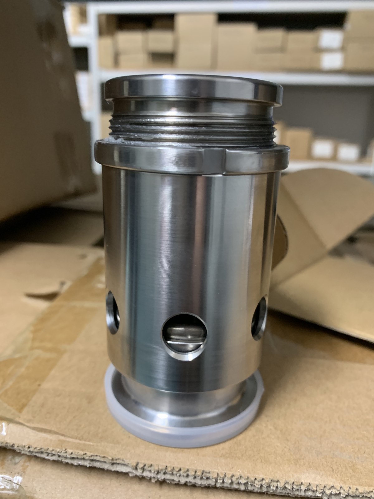 Pressure Relief/Vacuum Relief Valve (PRVR) Stainless Steel 1.5" Tri